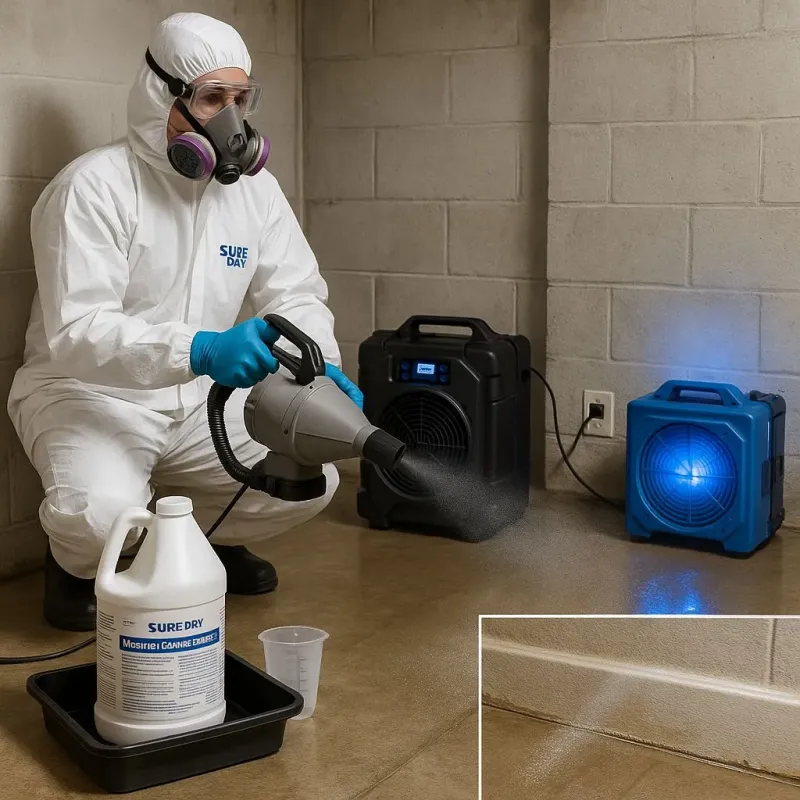 Sanitization and Odor Removal process in Como, WI